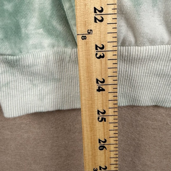 Maui and Sons Hoodie Men Small Green Tie Dye Logo‎ Graphic Pullover Surf Style - Picture 8 of 10